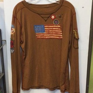 Double D Ranch long sleeve shirt with embroidery